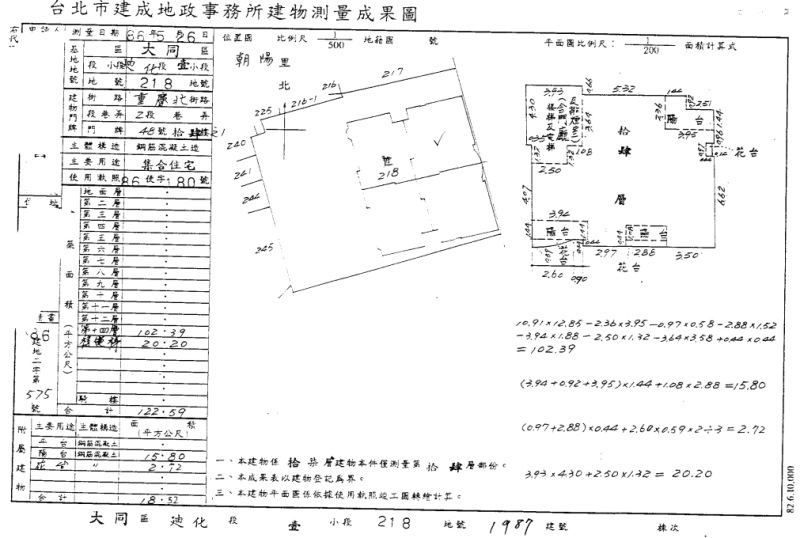 中山站 寧夏商圈｜ 邊間４房含車位