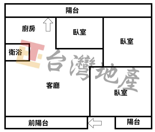 M63三民公園美三房*
