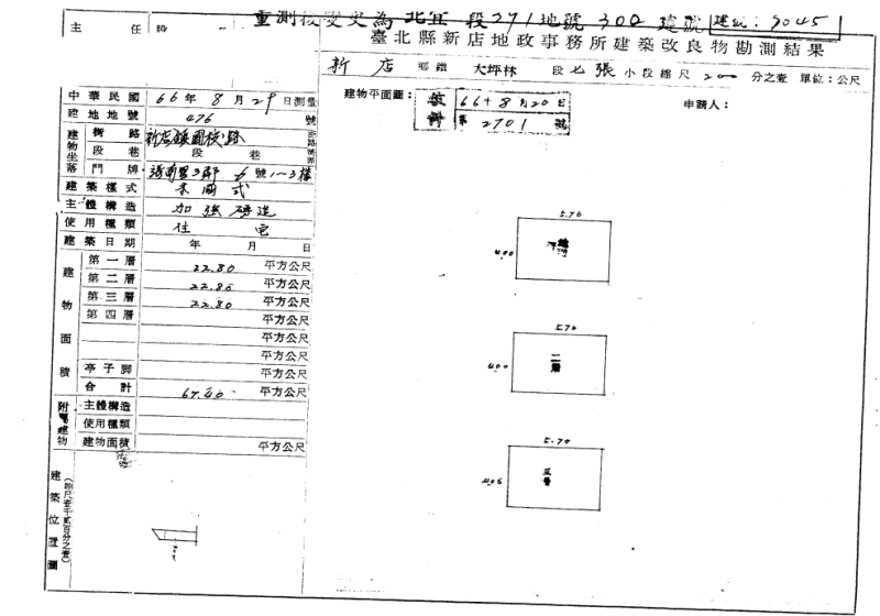 【透天】空屋 - 使用７０坪｜新店站３分鐘｜碧潭